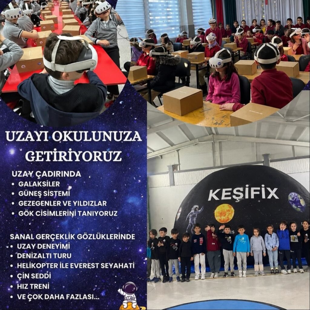 Uzay Çadırı & VR - Uzay Gezegen fotoğraf 2