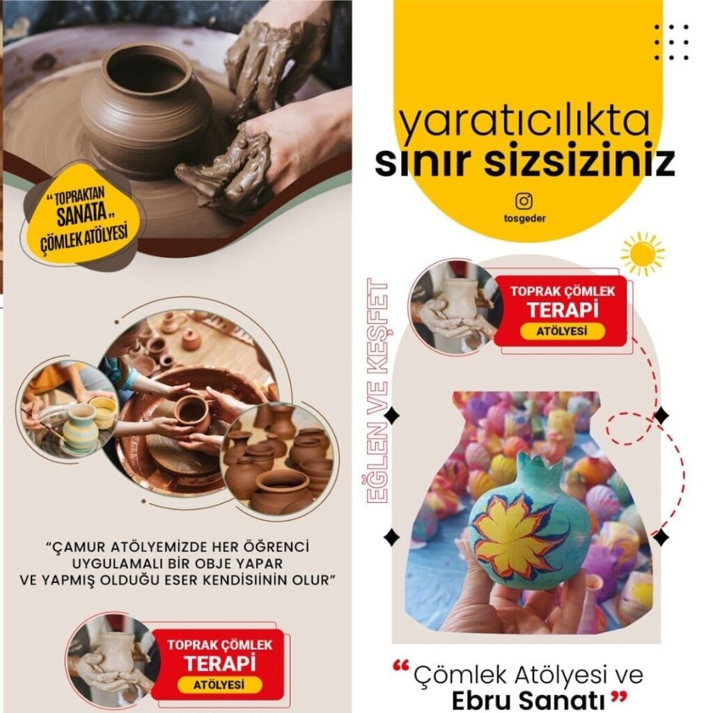 Ebru Atölyesi - Çömlek Mozaik fotoğraf 4